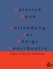 Die Vollendung des Koenigs Henri Quatre - Book