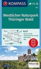 WESTLICHER NP THRINGER WALD 812 GPS WP - Book