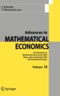 Advances in Mathematical Economics Volume 14 : The Workshop on Mathematical Economics 2009 Tokyo, Japan, November 2009  Revised Selected Papers - Book