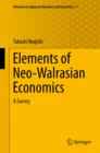 Elements of Neo-Walrasian Economics : A Survey - eBook