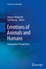 Emotions of Animals and Humans : Comparative Perspectives - Book