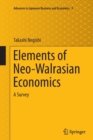 Elements of Neo-Walrasian Economics : A Survey - Book
