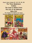 Classic Comics Volumes #1, #2, #3, #4, #5 the Three Musketeers, Ivanhoe, the Count of Monte Cristo, the Last of the Mohicans and Moby Dick - Book