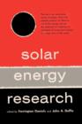 Solar Energy Research - Book