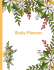 Daily Planner : Cute Floral Cover \ 8.5 x 11 inches large \ 120 pages - Book