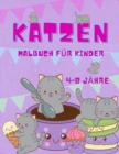 Katze Farbung Buch fur Kinder im Alter von 4-8 : Das grosse Katzenmalbuch fur Madchen, Jungen und alle Kinder im Alter von 4-8 Jahren mit 50 Illustrationen (Kidd's Coloring Books), lustige und einfach - Book
