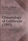 Climatology of California - Book