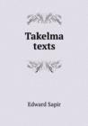 Takelma Texts - Book