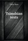 Tsimshian Texts - Book