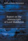 Report on the Manuscripts of Lord Middleton - Book