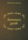 Summary Guide - Book