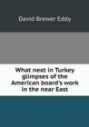 What Next in Turkey Glimpses of the American Board's Work in the Near East - Book