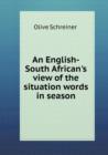 An English-South African's View of the Situation Words in Season - Book