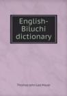 English-Biluchi Dictionary - Book
