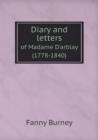 Diary and Letters of Madame D'Arblay (1778-1840) - Book