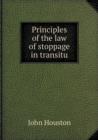 Principles of the Law of Stoppage in Transitu - Book