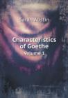 Characteristics of Goethe Volume 1 - Book