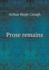 Prose Remains - Book