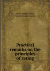 Practical Remarks on the Principles of Rating - Book