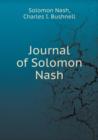 Journal of Solomon Nash - Book