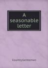 A Seasonable Letter - Book