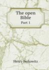 The Open Bible Part 1 - Book