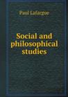 Social and Philosophical Studies - Book