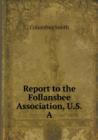 Report to the Follansbee Association, U.S.a - Book