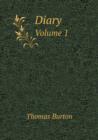 Diary Volume 1 - Book