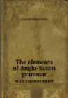 The Elements of Anglo-Saxon Grammar with Copious Notes - Book
