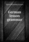 German Lesson Grammar - Book