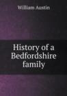 History of a Bedfordshire Family - Book