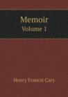 Memoir Volume 1 - Book