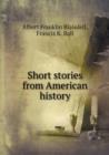 Short Stories from American History - Book