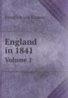 England in 1841 Volume 1 - Book