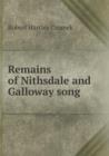Remains of Nithsdale and Galloway Song - Book