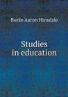 Studies in Education - Book