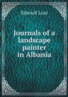 Journals of a Landscape Painter in Albania - Book