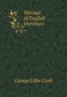 Manual of English Literature - Book
