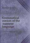 Grammatical notices of the Asamese language - Book