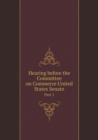 Hearing Before the Committee on Commerce United States Senate Part 1 - Book