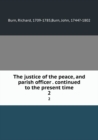 The Justice of the Peace and Parish Officer Volume 2 - Book