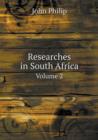 Researches in South Africa Volume 2 - Book