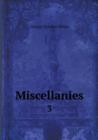 Miscellanies 3 - Book