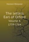 The Letters Earl of Orford Volume 4. 1759-1764 - Book