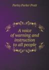 A Voice of Warning and Instruction to All People - Book