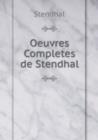 Oeuvres Completes de Stendhal - Book