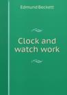 Clock and Watch Work - Book