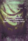 Historical Sketch of Greene Township Hamilton County Ohio - Book