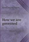 How We Are Governed - Book
